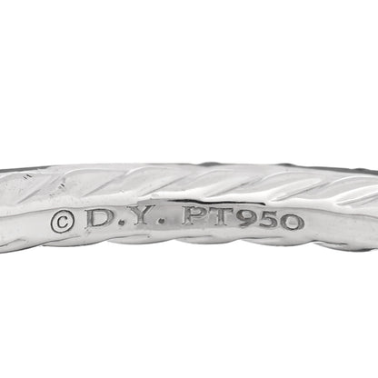 David Yurman Platinum Blue Sapphire 1.85mm Eden Eternity Band Ring 52 6 4 of 4