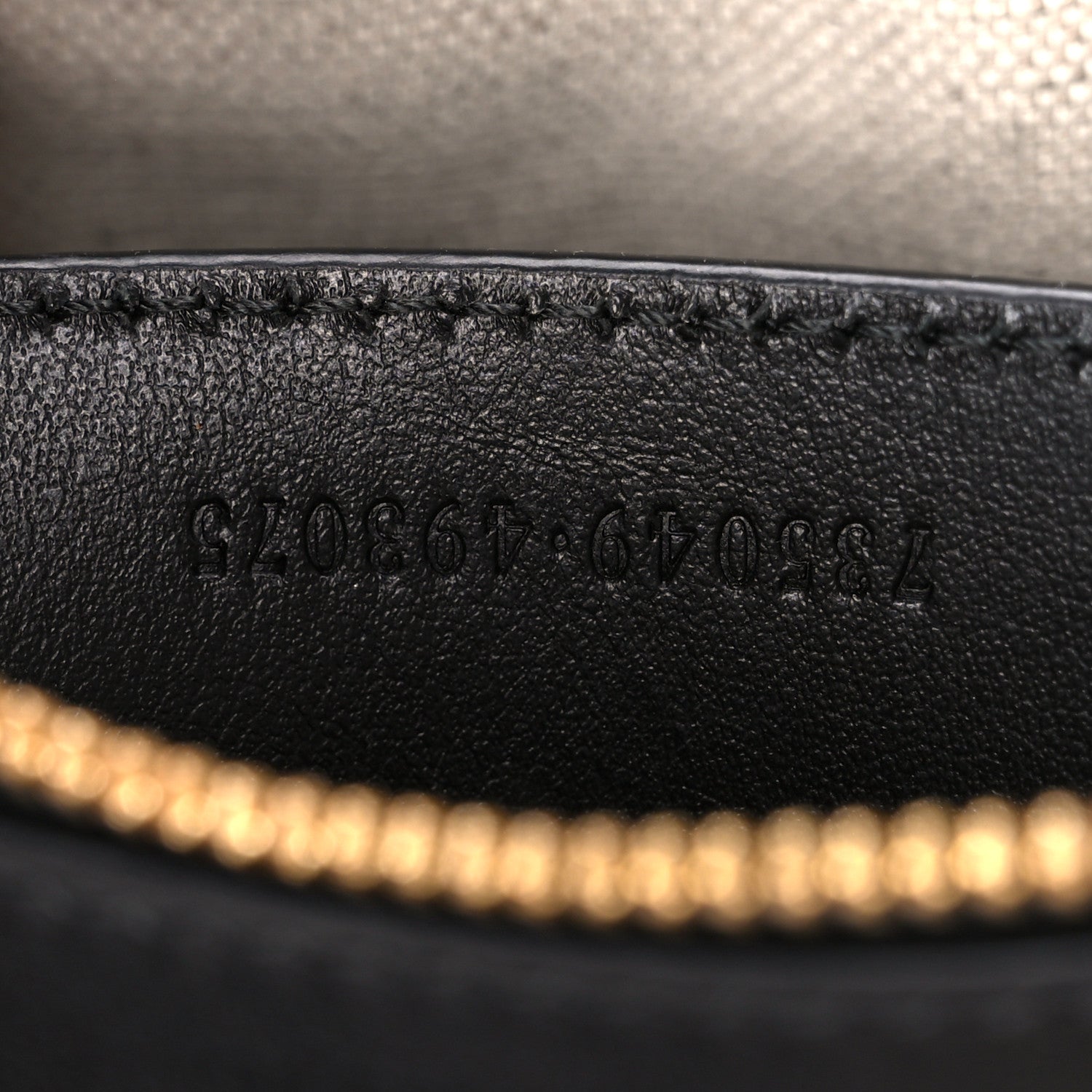Gucci Calfskin GG Matelasse Chain Handbag Black Natural 7 of 11