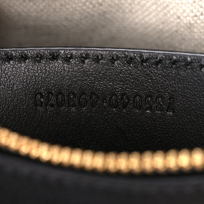 Gucci Calfskin GG Matelasse Chain Handbag Black Natural 7 of 11