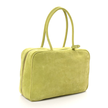 Miu Miu Camoscio Beau Top Handle Bag Edera 3 of 9