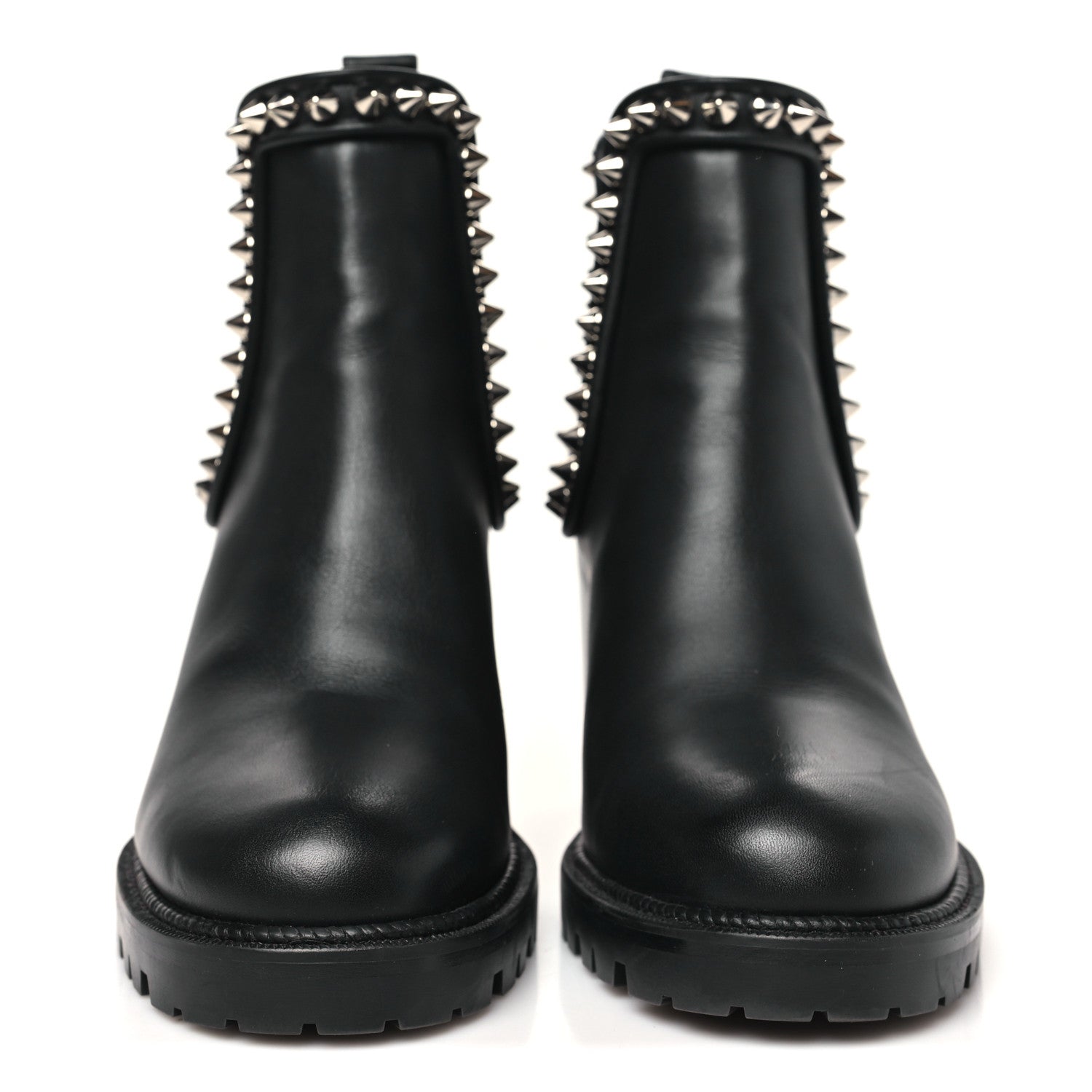 Christian Louboutin Nappa Spiked Capahutta 70 Chelsea Boots 40 Black 3 of 8