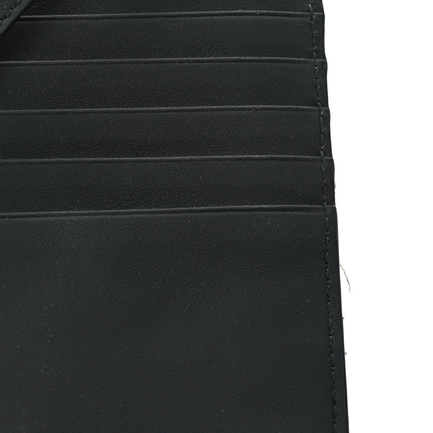 Christian Dior Ultra Matte Calfskin Cannage Lady Dior Zip Wallet With Strap Black 11 of 11