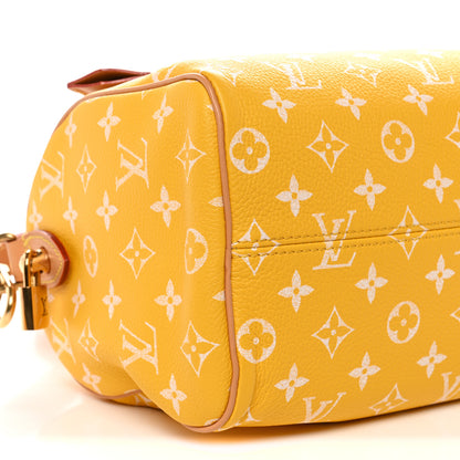 Louis Vuitton Calfskin Monogram Speedy P9 Bandouliere 25 Jaune Mat 9 of 10