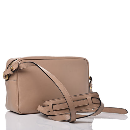 Prada Glace Calfskin Embossed Logo Crossbody Cammeo 3 of 9