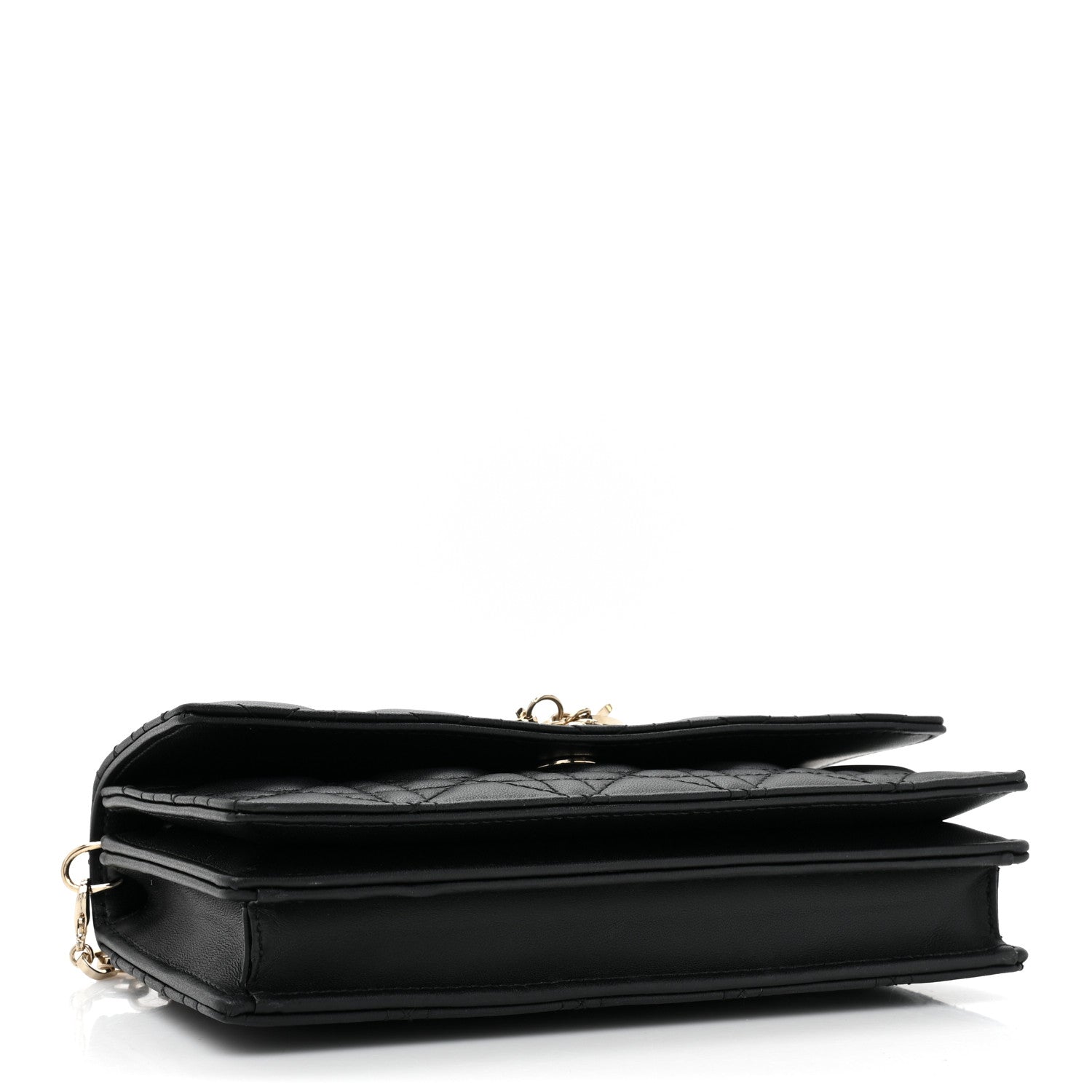 Christian Dior Lambskin Cannage Mini My Dior Bag Black 4 of 9