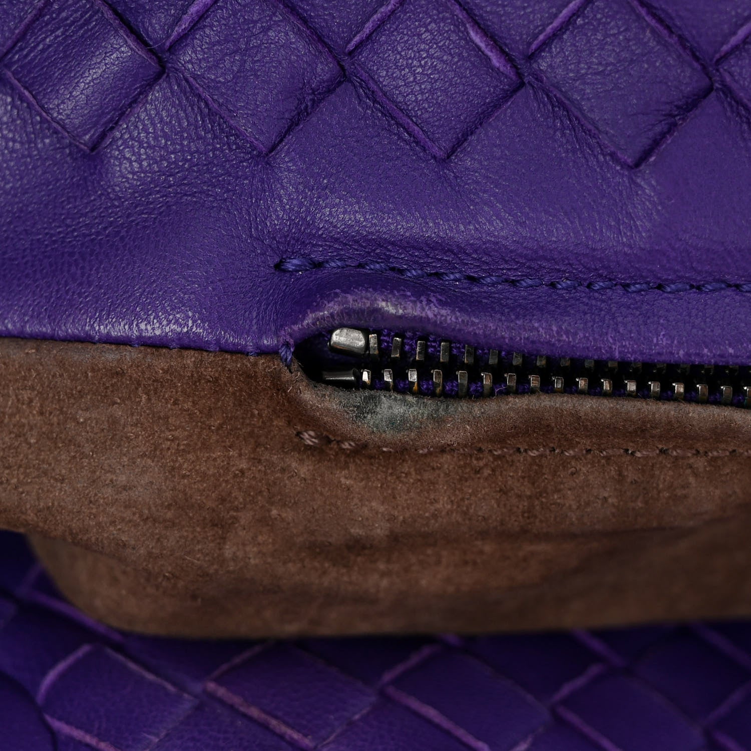 Bottega Veneta Nappa Intrecciato Bella Tote Purple 17 of 17