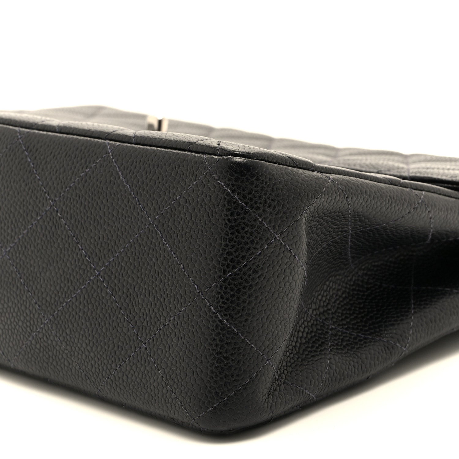 Chanel Caviar Jumbo Single Flap Black 10 of 10