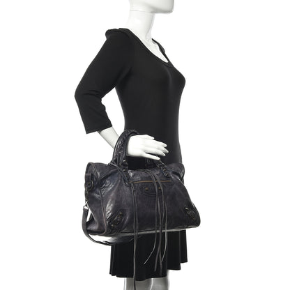 Balenciaga Agneau Classic Hardware City Bleu Obscur 2 of 14