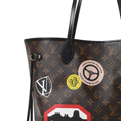 Louis Vuitton Monogram World Tour Neverfull MM 10 of 18