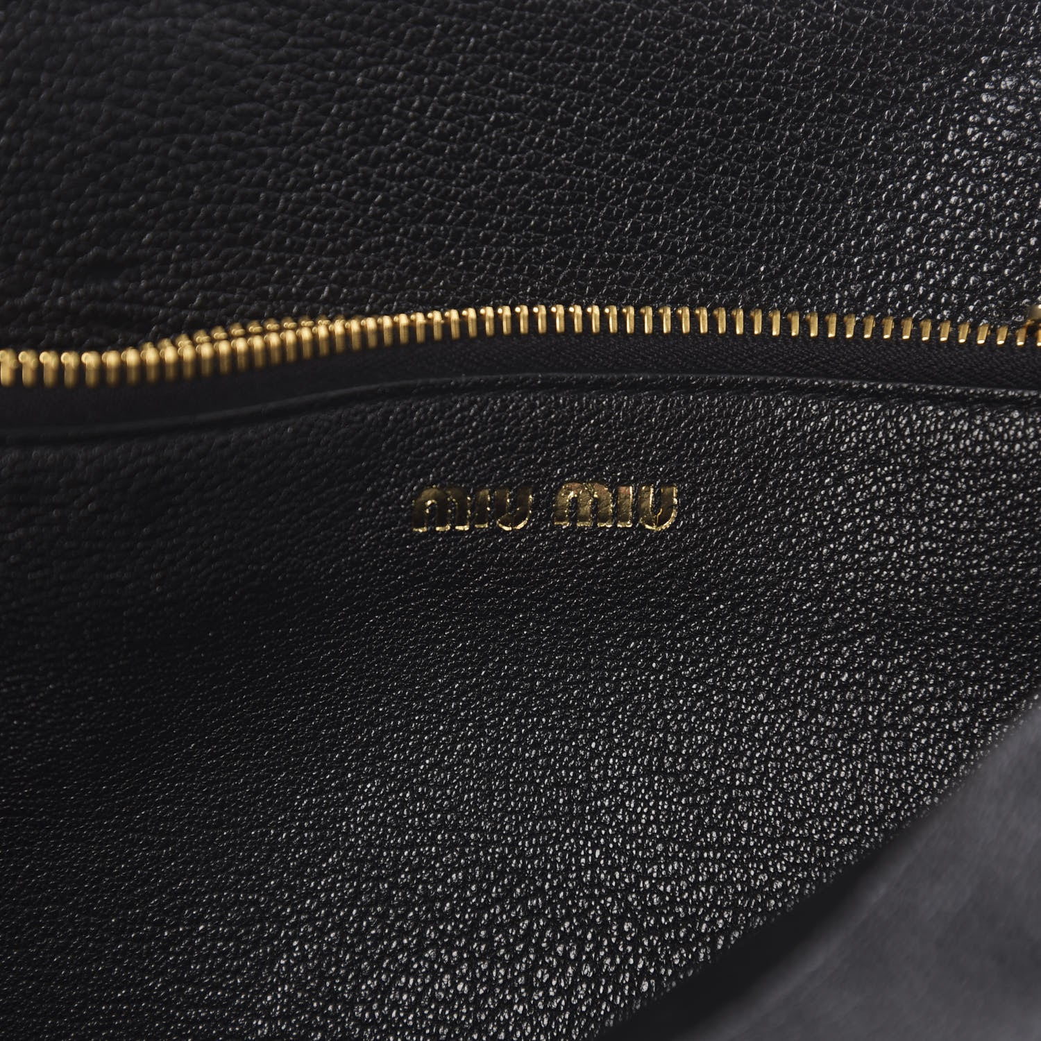 Miu Miu Jacquard Madras Logo Tote Black 5 of 8