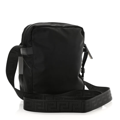 Versace Nylon Logo Crossbody Bag Black 4 of 11