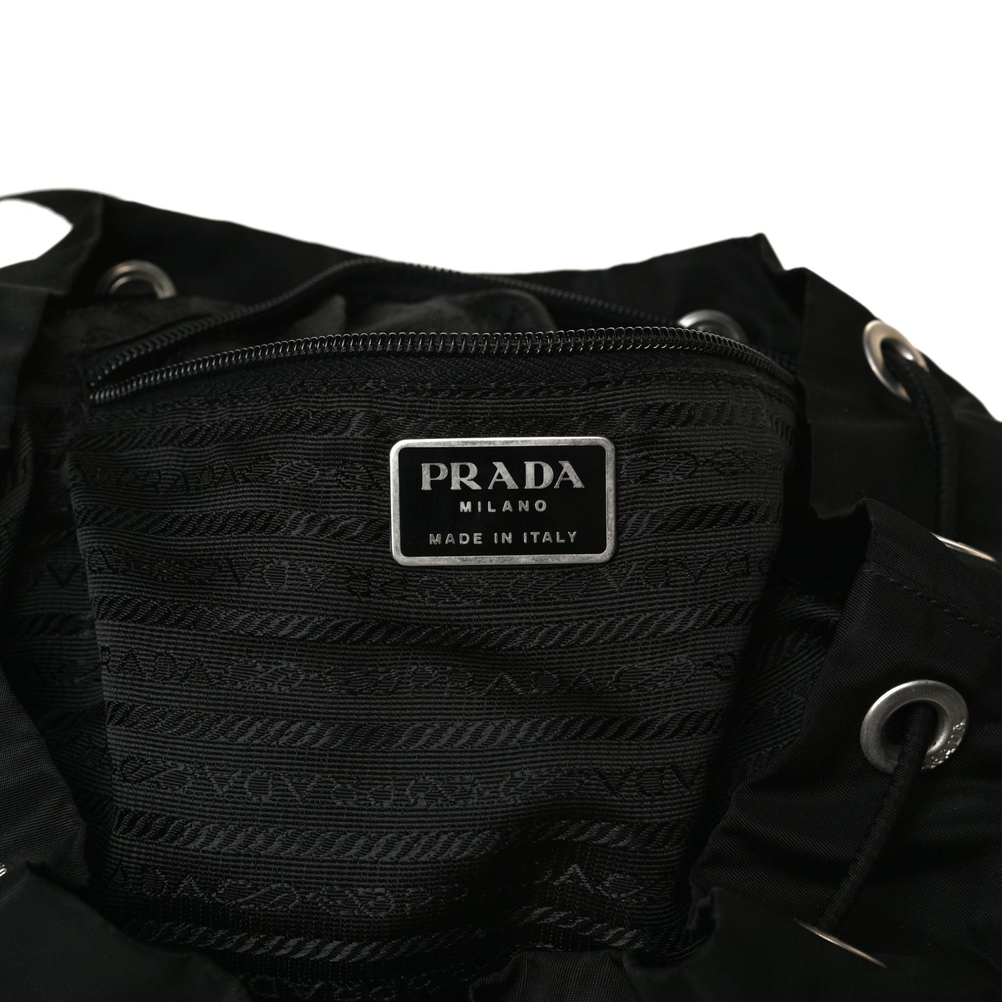 Nylon Vela Small Backpack Black