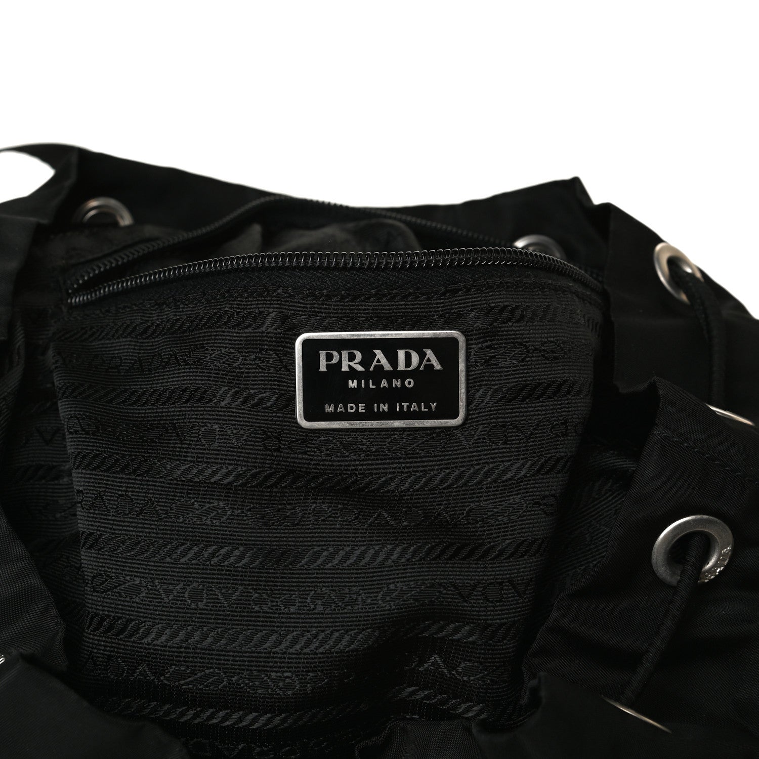 Prada Nylon Vela Small Backpack Black 6 of 18