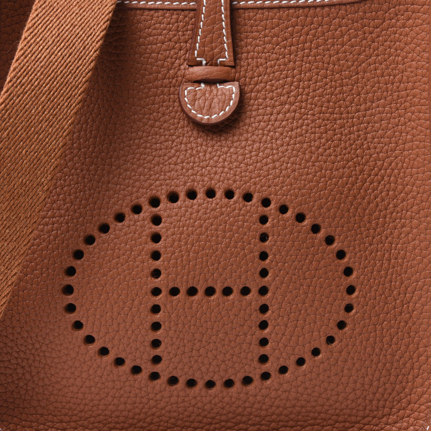 Hermes Taurillon Clemence Evelyne TPM Gold 9 of 10
