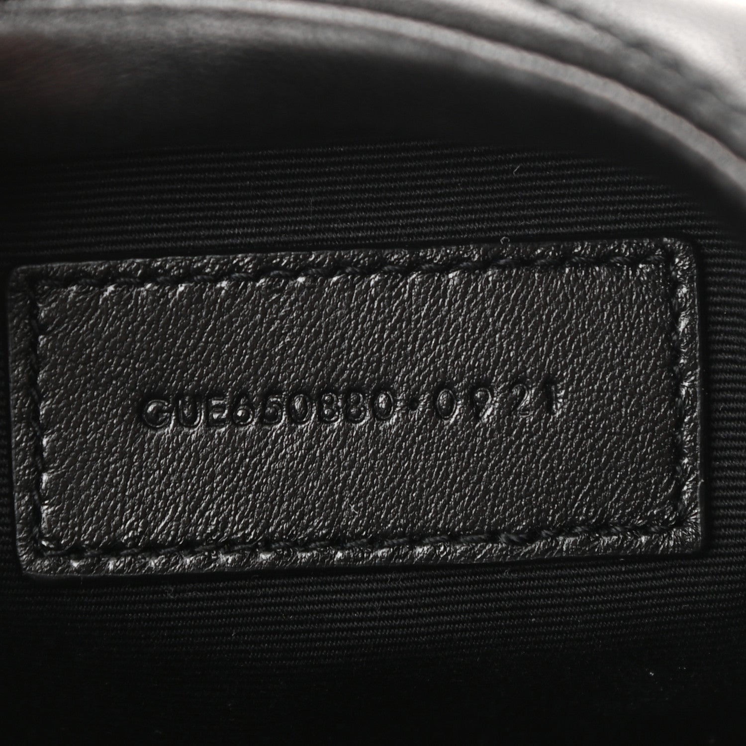 Saint Laurent Lambskin Monogram Loulou Puffer Pouch Clutch Black 8 of 9