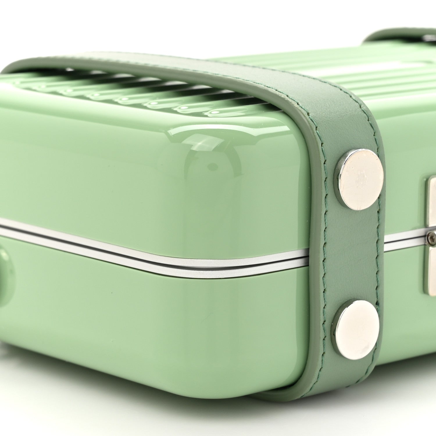 RIMOWA トラベルポーチ ライムグリーン 希少 Rimowa Gloss Polycarbonate Personal Cross-Body Bag Bamboo 1638558