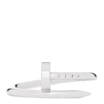 Cartier 18K White Gold Small Juste Un Clou Ring 50 5.25 1 of 5