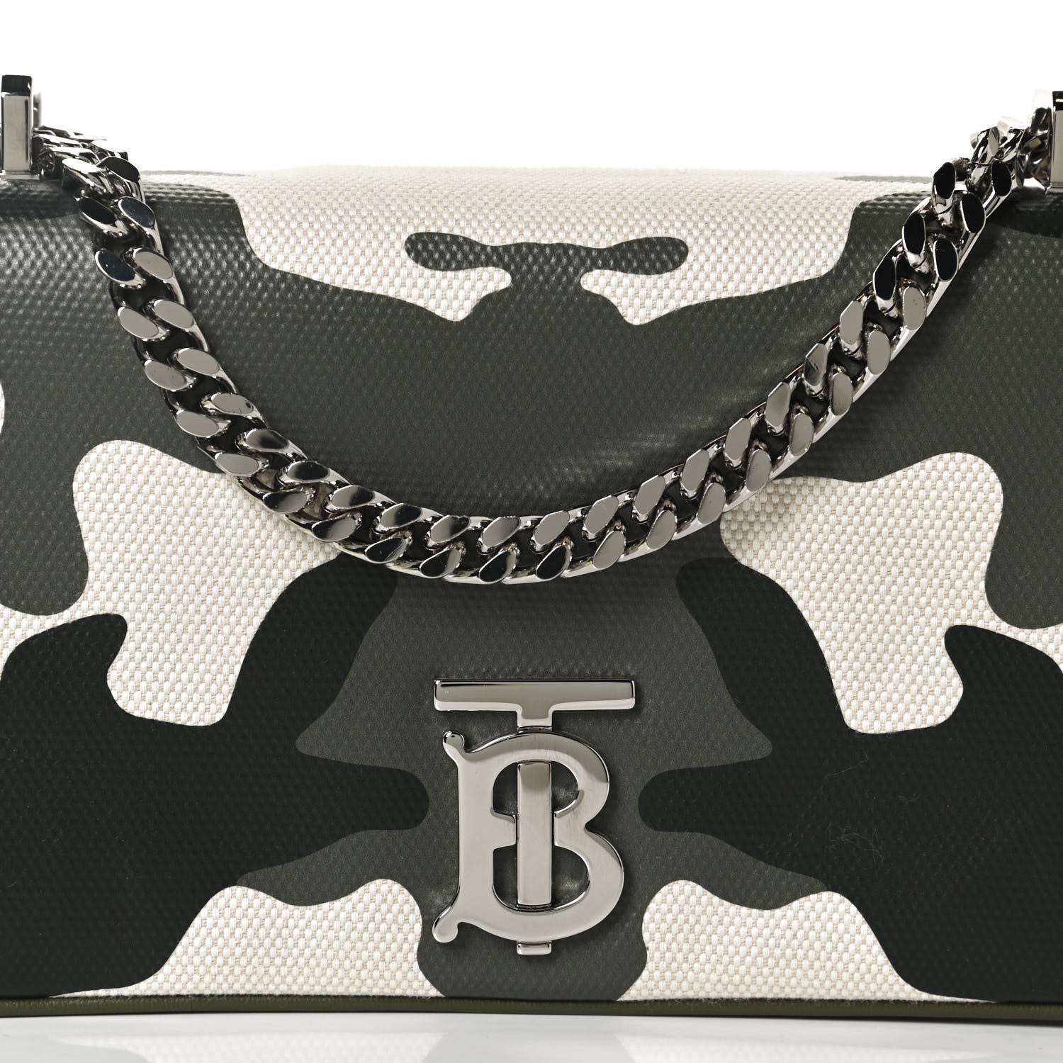 Burberry Coated Canvas Camouflage Print Small Lola Bag Multicolor 8 of 12