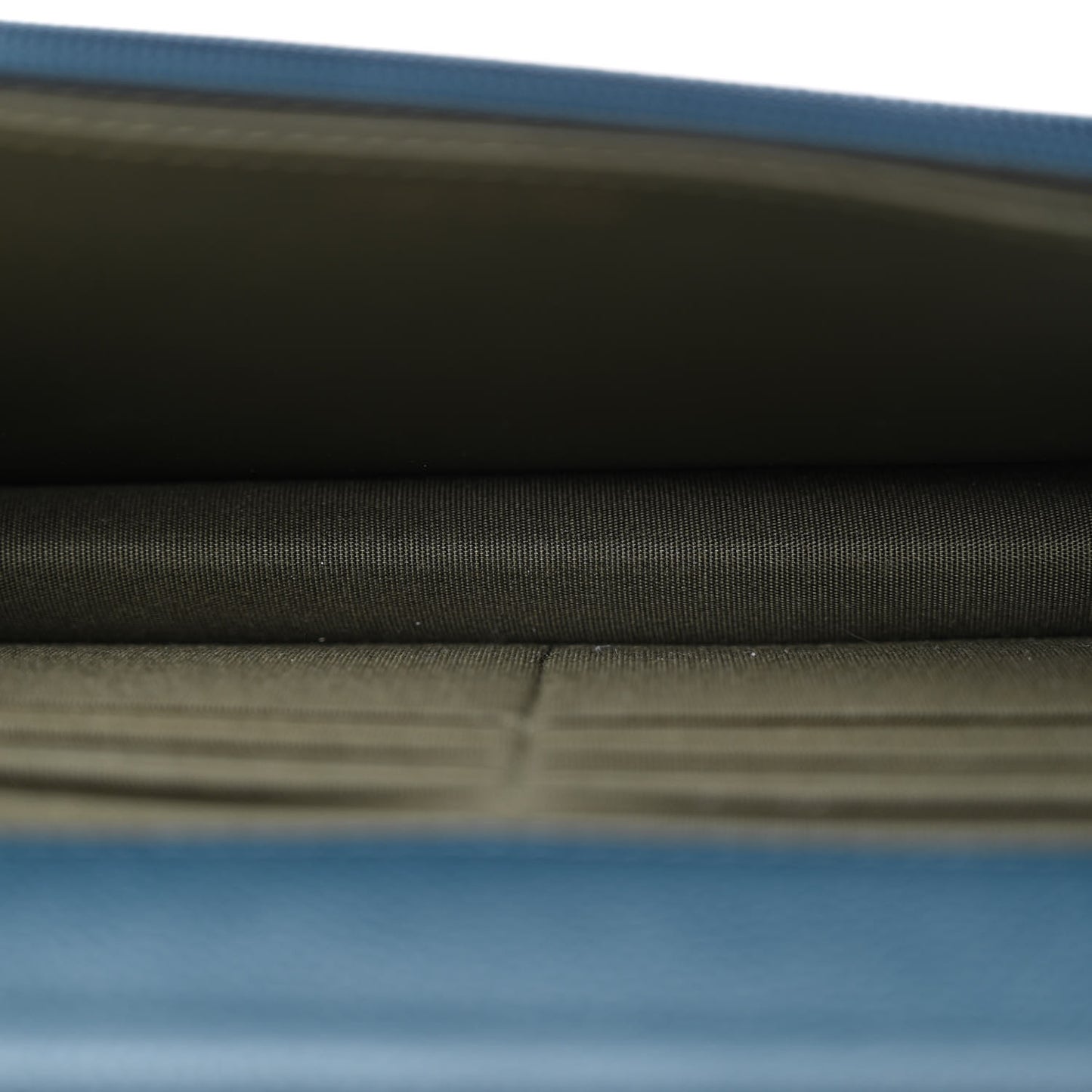 Caviar Quilted Boy Wallet On Chain WOC Dark Blue