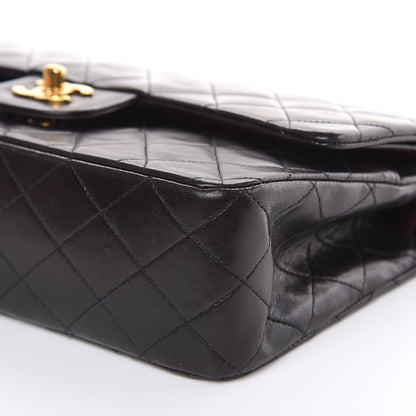 Chanel Lambskin Quilted Medium Double Flap Black 9 of 14
