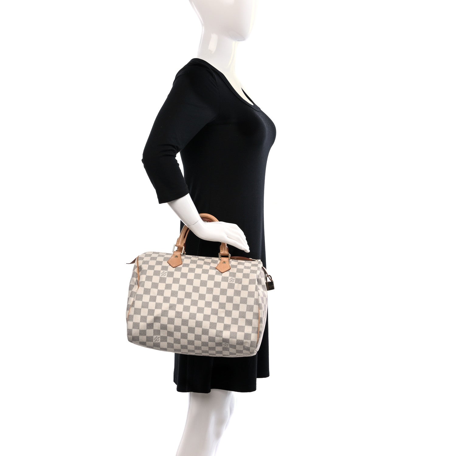 Louis Vuitton Damier Azur Speedy 30 3 of 11