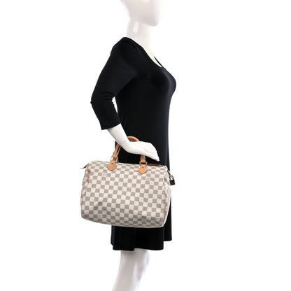 Louis Vuitton Damier Azur Speedy 30 3 of 11