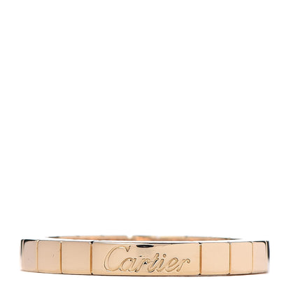 Cartier 18K Yellow Gold 3mm Lanieres Ring 57 8 1 of 4