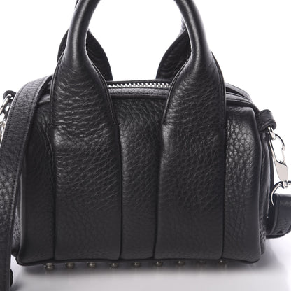Alexander Wang Pebbled Lambskin Baby Rockie Black Rhodium Hardware 6 of 8