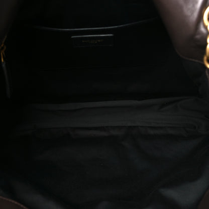 Saint Laurent Lambskin Matelasse Monogram Large Jamie 4.3 Dark Sweet Chocolate 5 of 10