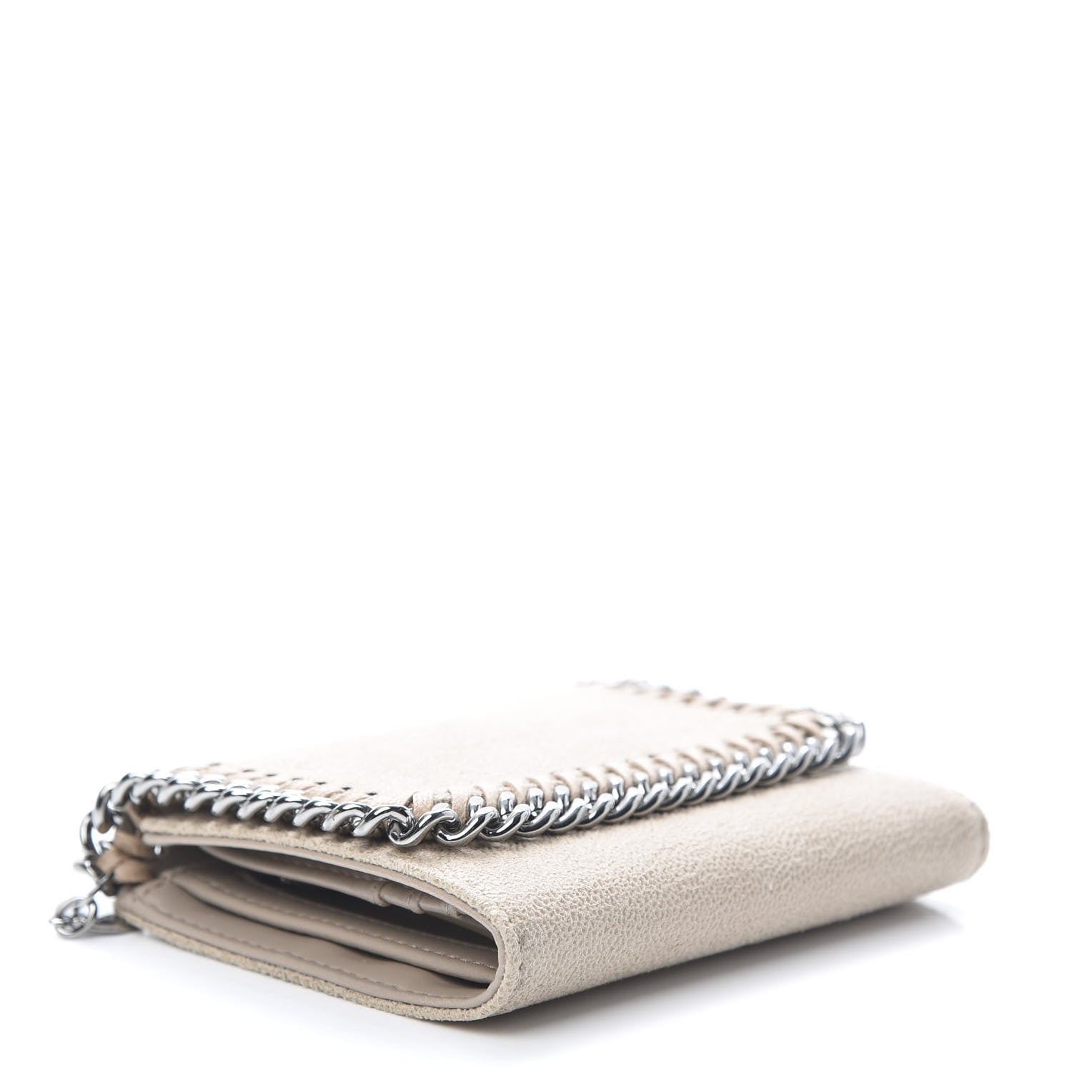 Stella McCartney Shaggy Deer Small Falabella Flap Wallet Beige 4 of 8