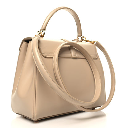 Celine Satinated Calfskin Small 16 Top Handle Bag Beige 3 of 11