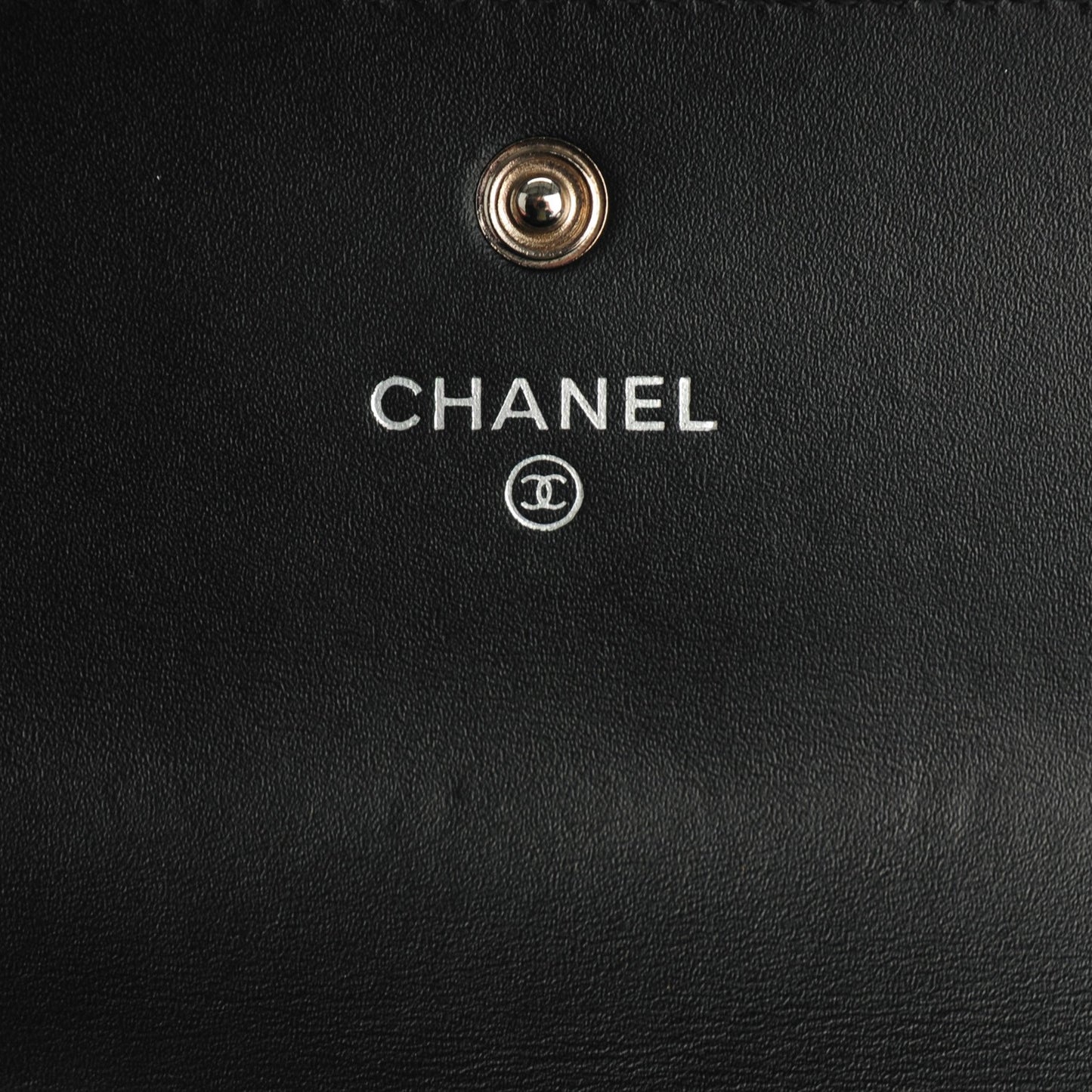 Patent CC Large Gusset Flap Wallet Black