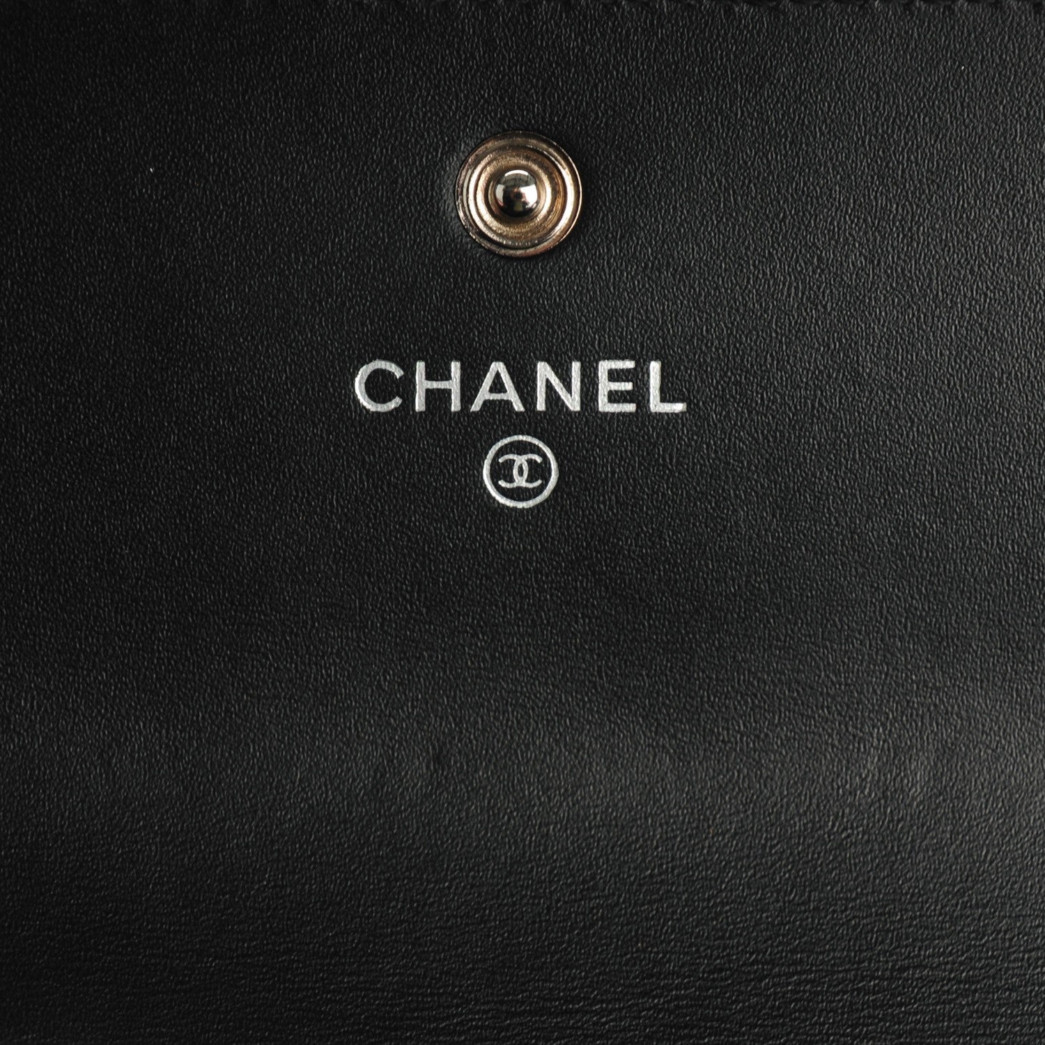 Chanel Patent CC Large Gusset Flap Wallet Black 6 of 8