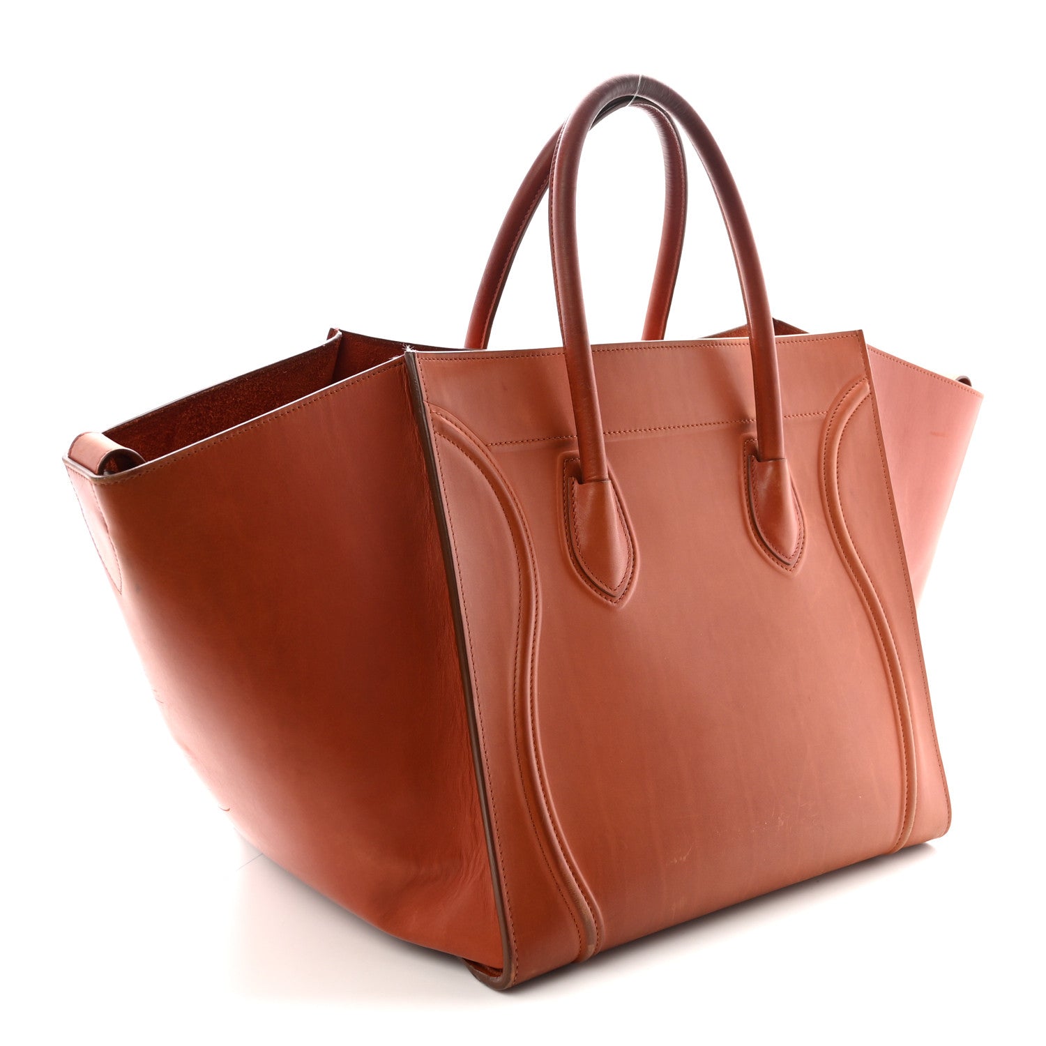 Celine Natural Calfskin Medium Phantom Luggage Brick 3 of 10