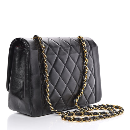 Chanel Lambskin Quilted Medium Single Flap Black 3 of 14