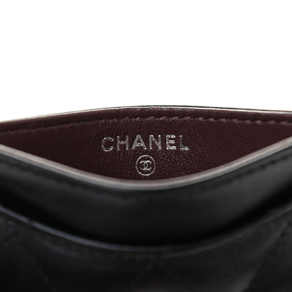 Chanel Lambskin Quilted Card Holder Black 6 of 8