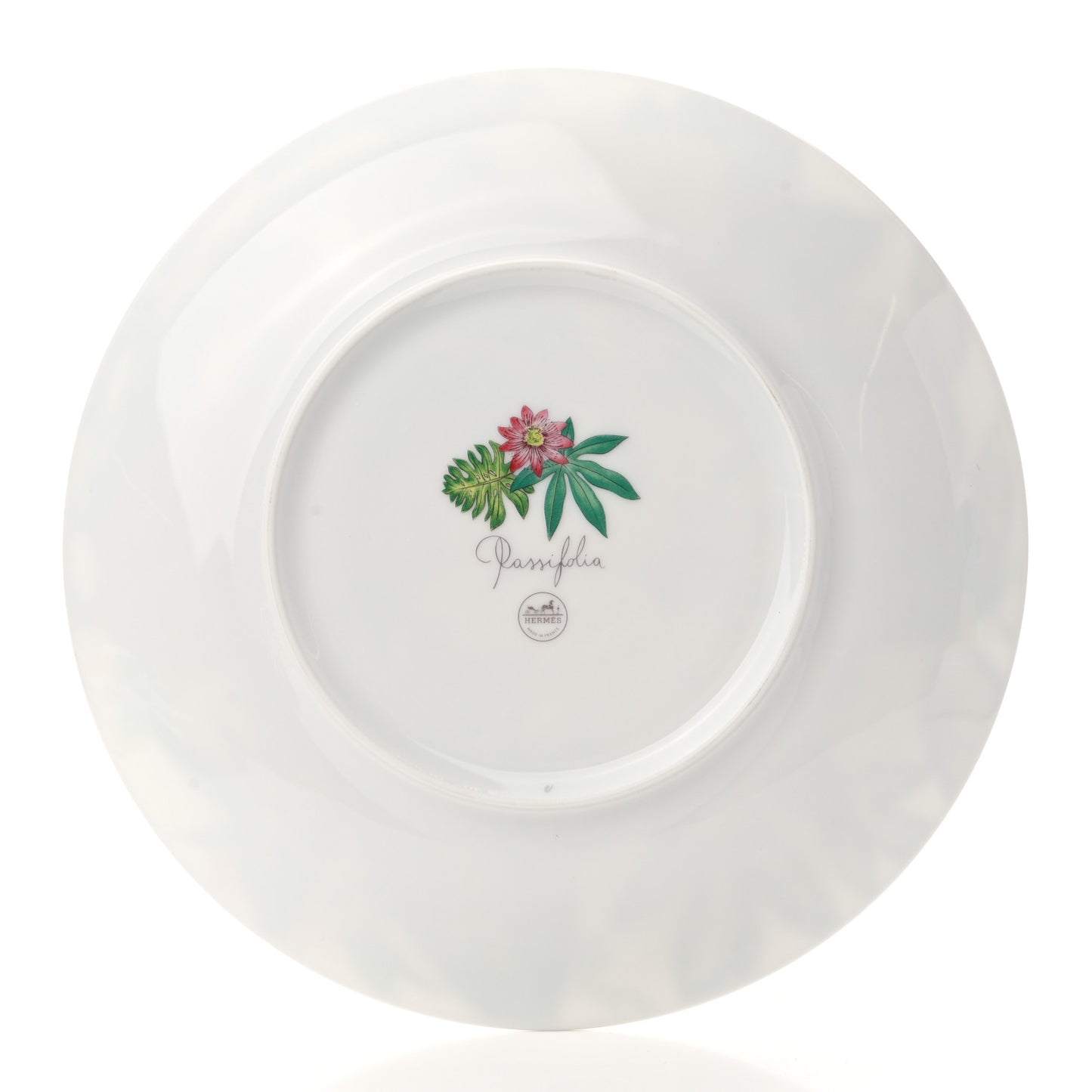 Porcelain Passifolia Dessert Plate N°2 Set of 2