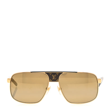 Louis Vuitton Monogram Pacific Sunglasses Z2338W Gold 2 of 8