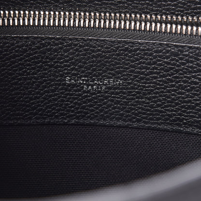Saint Laurent Grained Calfskin Small Supple Sac De Jour Black 7 of 16