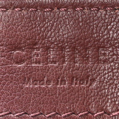 Celine Smooth Lambskin Small Trio Crossbody Bag Burgundy 6 of 9