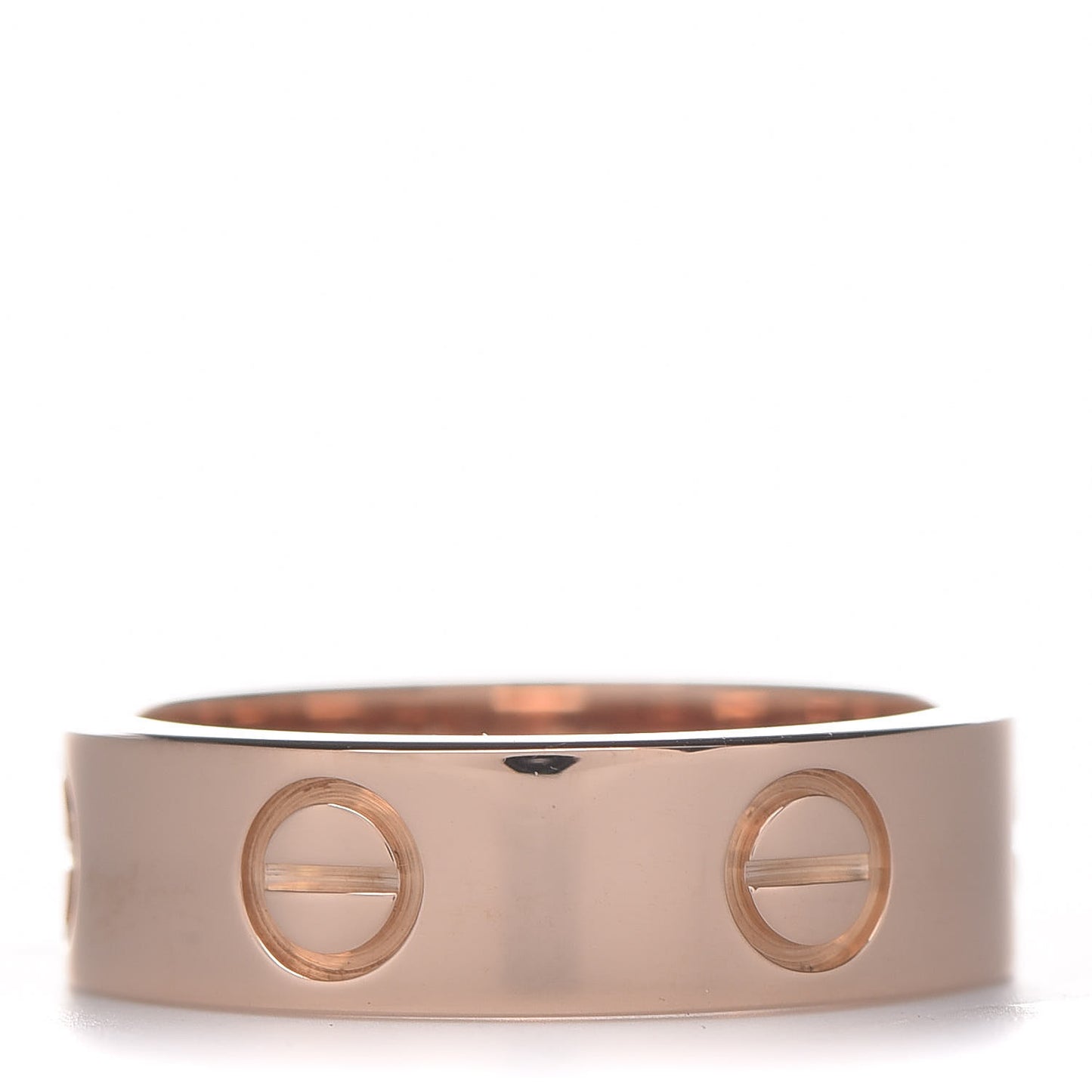 18K Pink Gold 5.5mm LOVE Ring 51 5.75