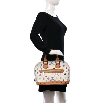 Louis Vuitton Monogram Multicolor Alma White 2 of 8