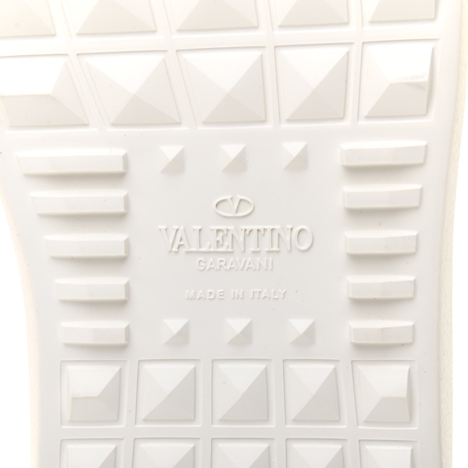 Valentino Garavani Calfskin Womens Rockstud Open Sneakers 40 White Pink 7 of 10