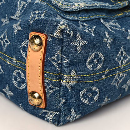 Louis Vuitton Monogram Denim Baggy PM Blue 8 of 8