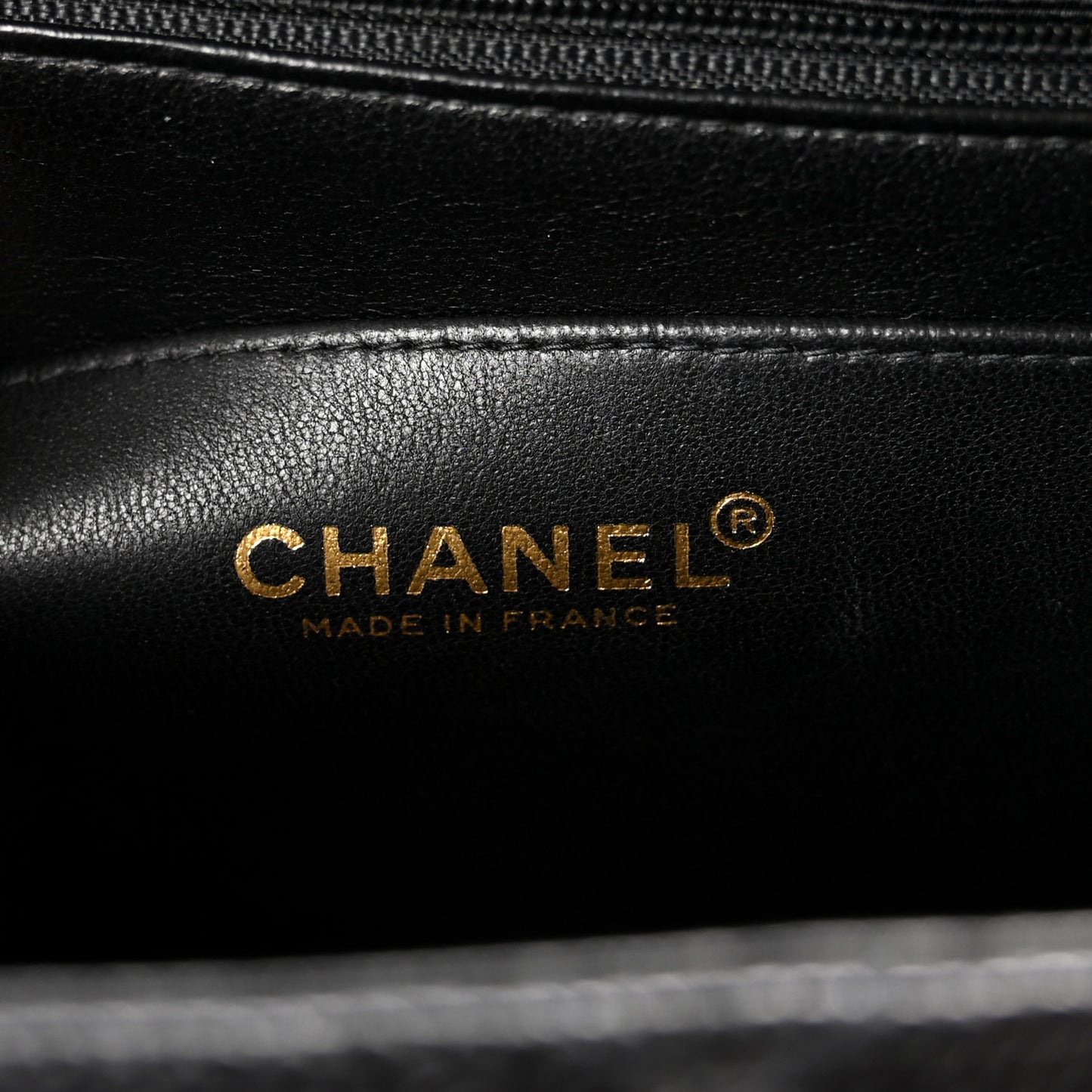 Caviar Jumbo Single Flap Black