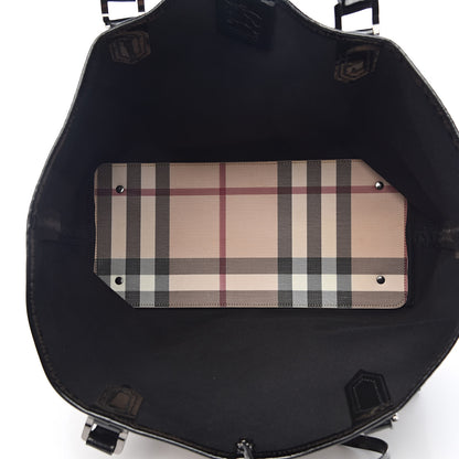 Burberry Supernova Check Large Nickie Tote Black 6 of 14