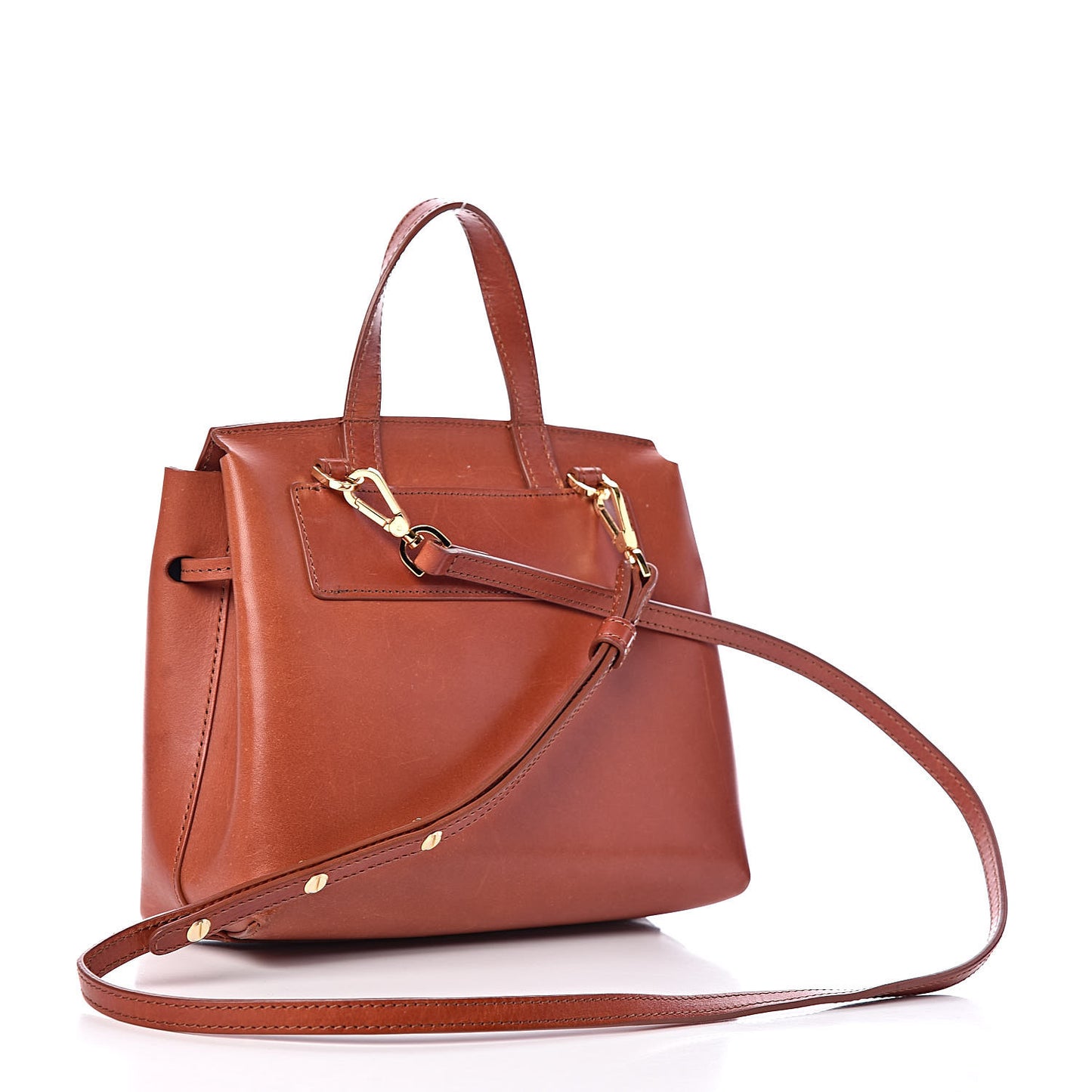 Calfskin Mini Lady Bag Ginger