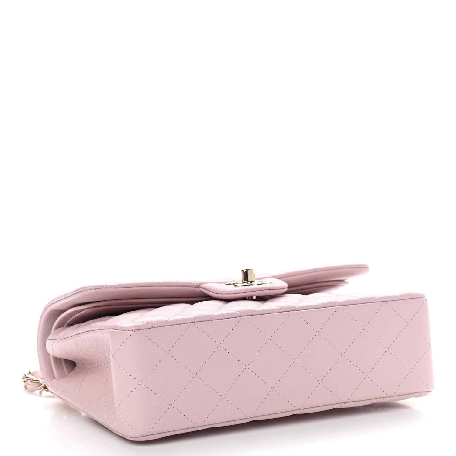 Chanel Caviar Quilted Small Double Flap Light Pink 4 of 10