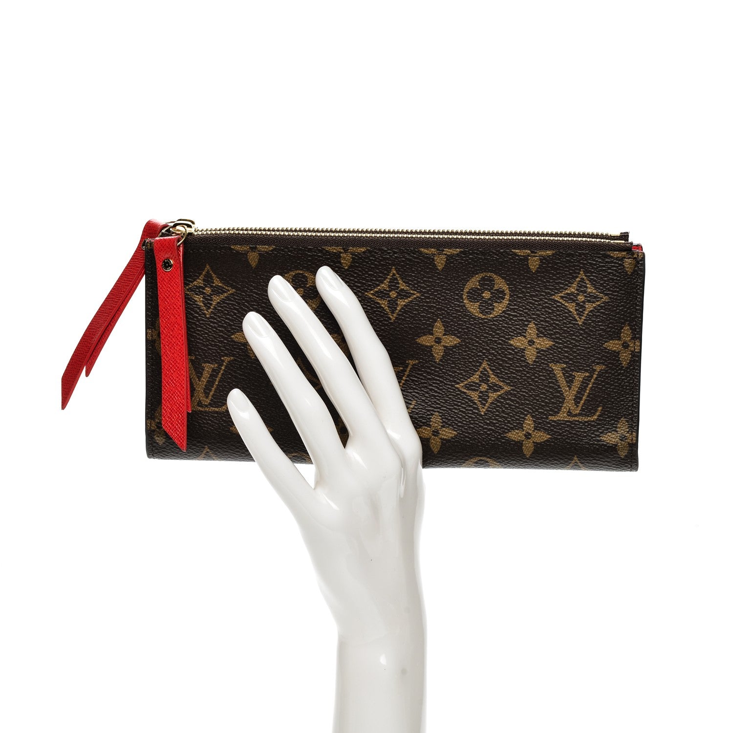 Louis Vuitton Monogram Adele Wallet Coquelicot 2 of 7