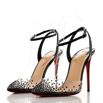 Christian Louboutin PVC Patent Psychic Spikaqueen 100 Pumps 39 black 3 of 8
